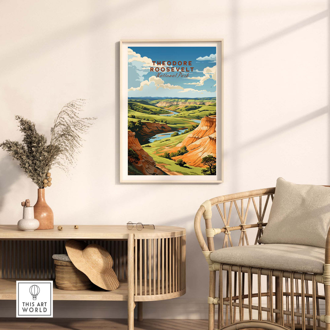 Theodore Roosevelt National Park Poster