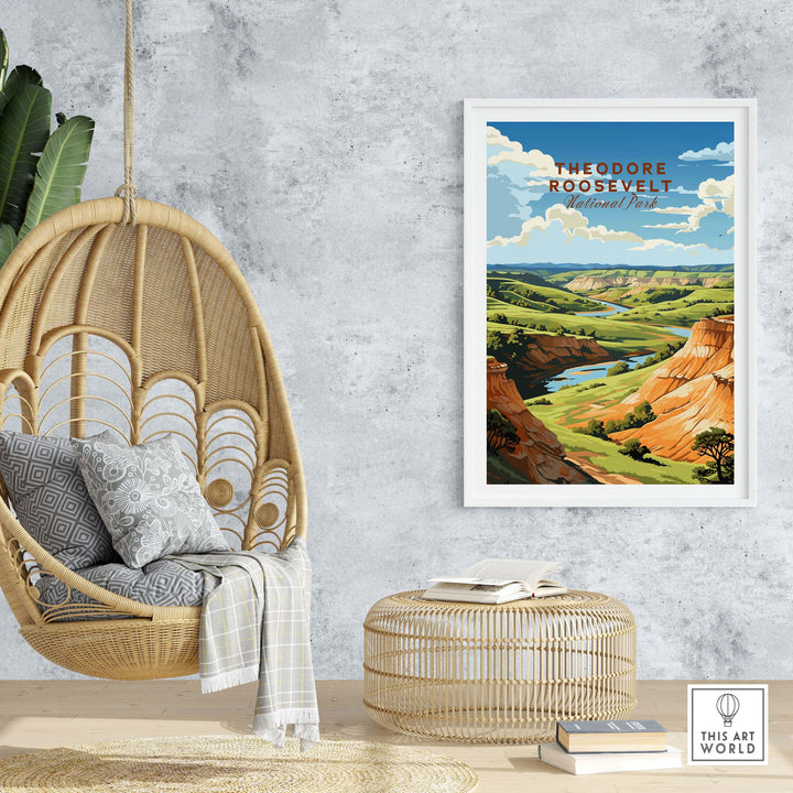 Theodore Roosevelt National Park Poster