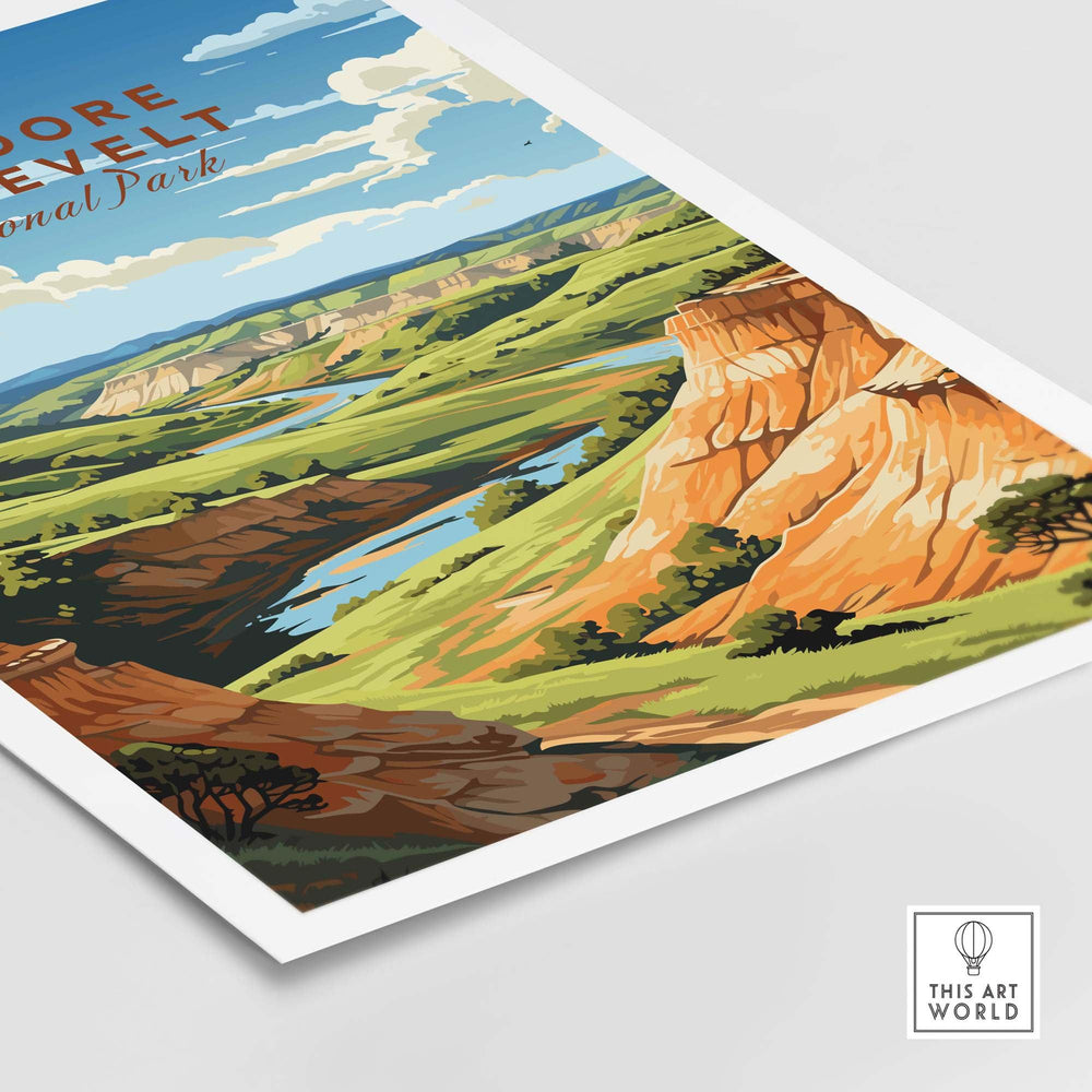 Theodore Roosevelt National Park Poster