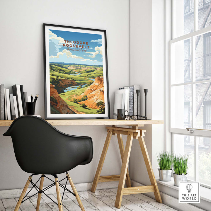 Theodore Roosevelt National Park Poster