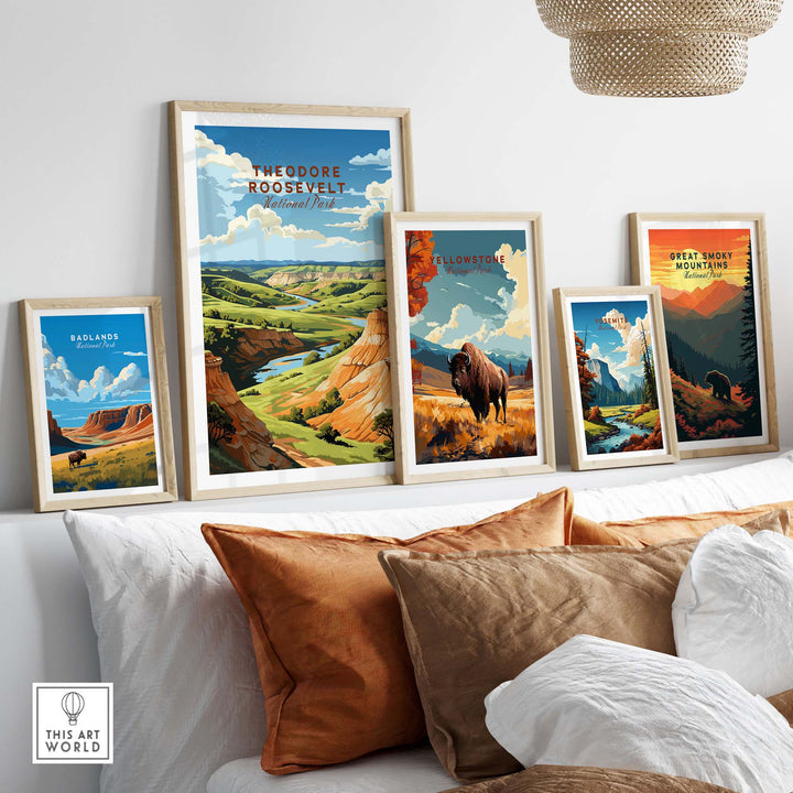 Theodore Roosevelt National Park Poster