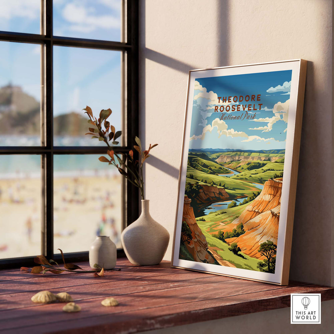 Theodore Roosevelt National Park Poster