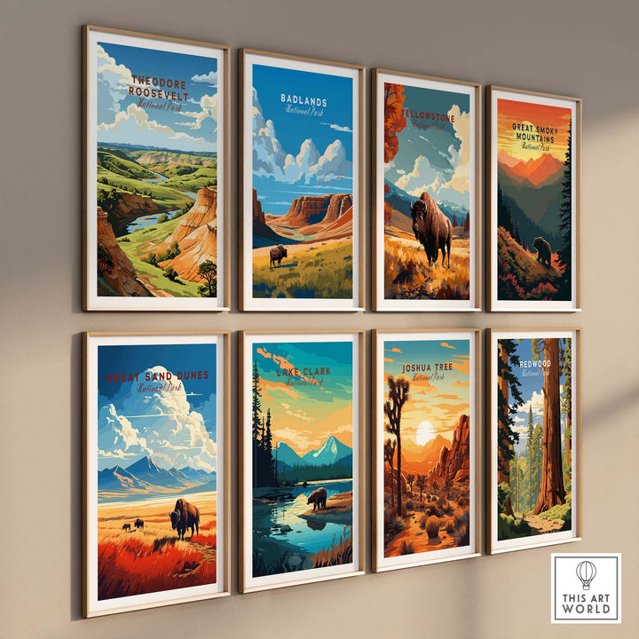 Theodore Roosevelt National Park Poster