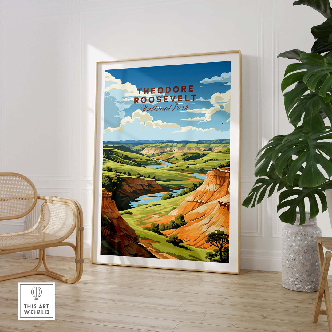 Theodore Roosevelt National Park Poster