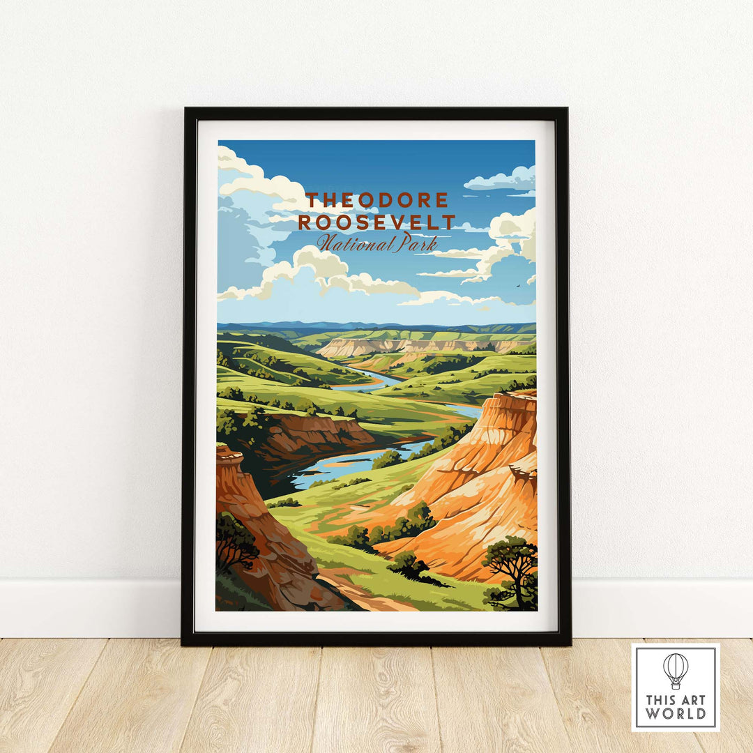 Theodore Roosevelt National Park Poster