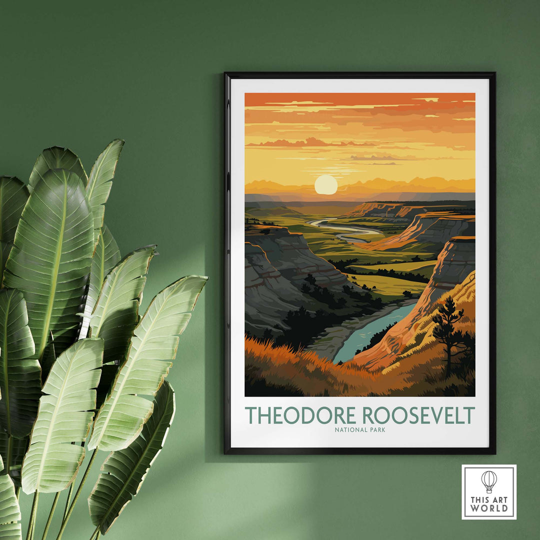 Theodore Roosevelt National Park Wall Art