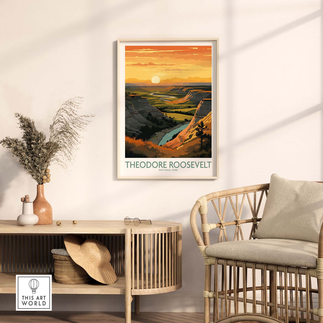 Theodore Roosevelt National Park Wall Art