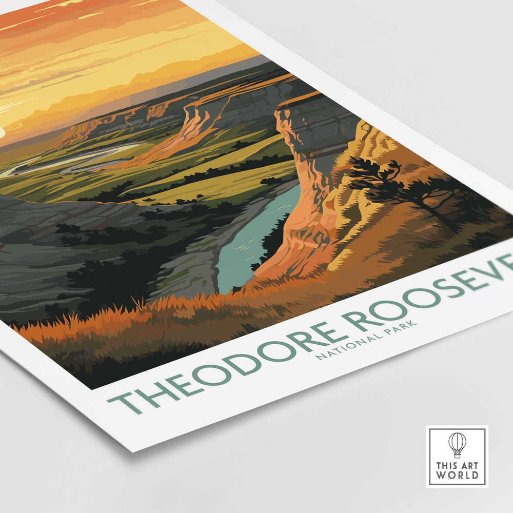 Theodore Roosevelt National Park Wall Art
