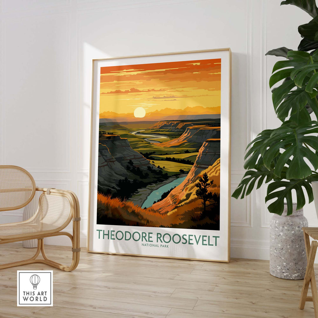 Theodore Roosevelt National Park Wall Art