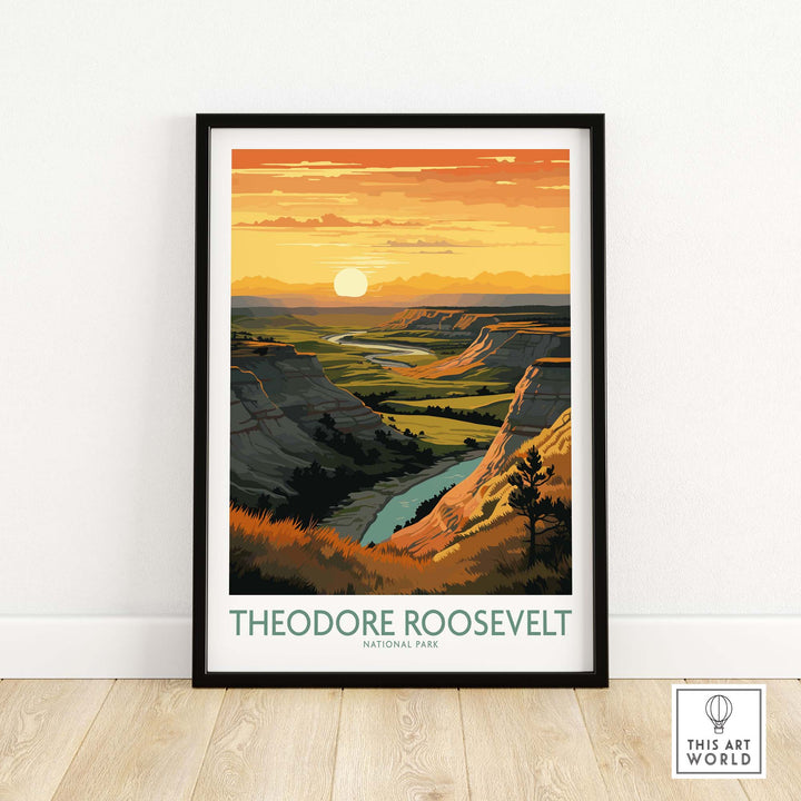Theodore Roosevelt National Park Wall Art