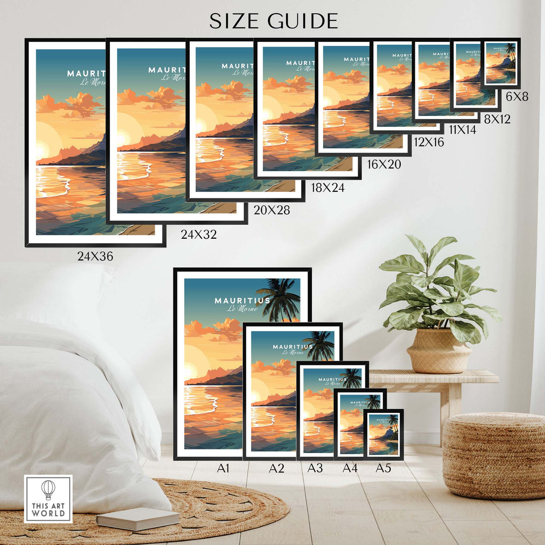 Le Morne Mauritius Poster