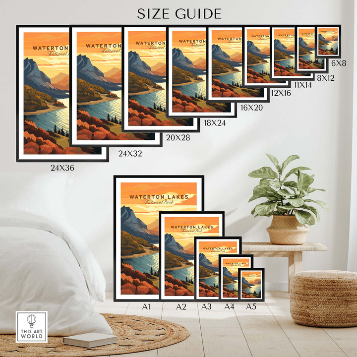 Waterton Lakes National Park Art Print