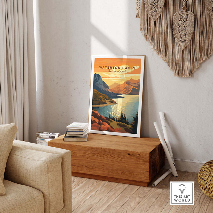 Waterton Lakes National Park Art Print
