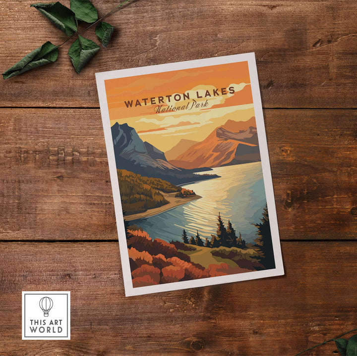Waterton Lakes National Park Art Print