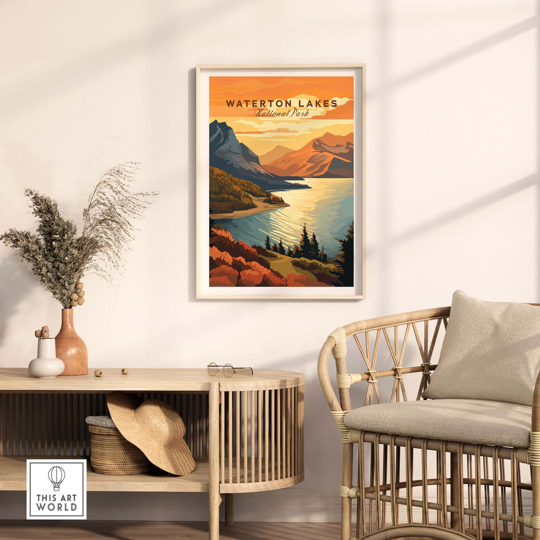 Waterton Lakes National Park Art Print