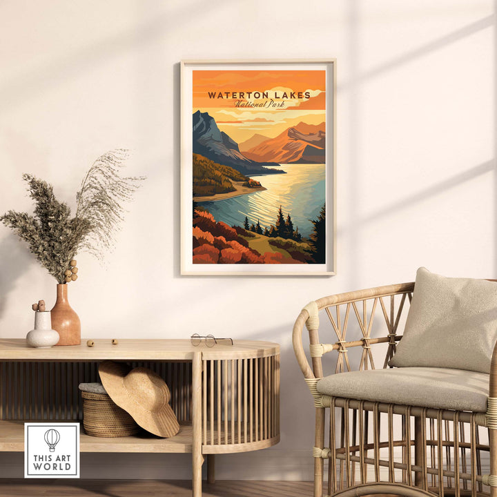 Waterton Lakes National Park Art Print