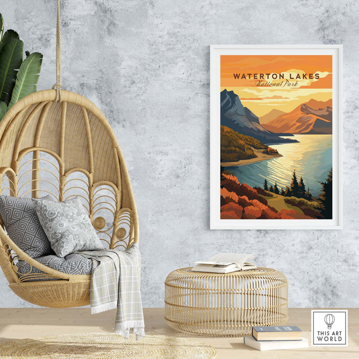 Waterton Lakes National Park Art Print