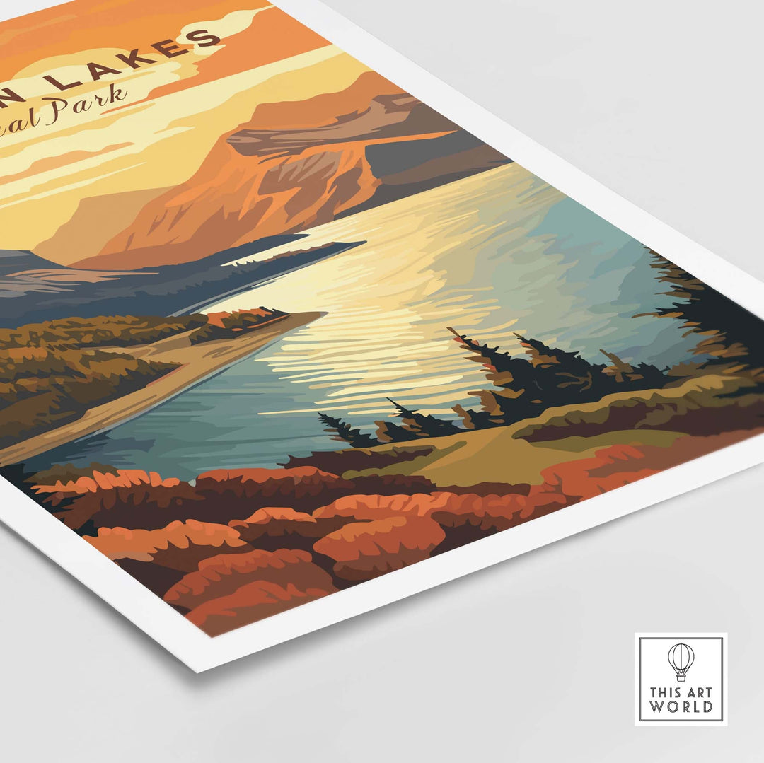 Waterton Lakes National Park Art Print