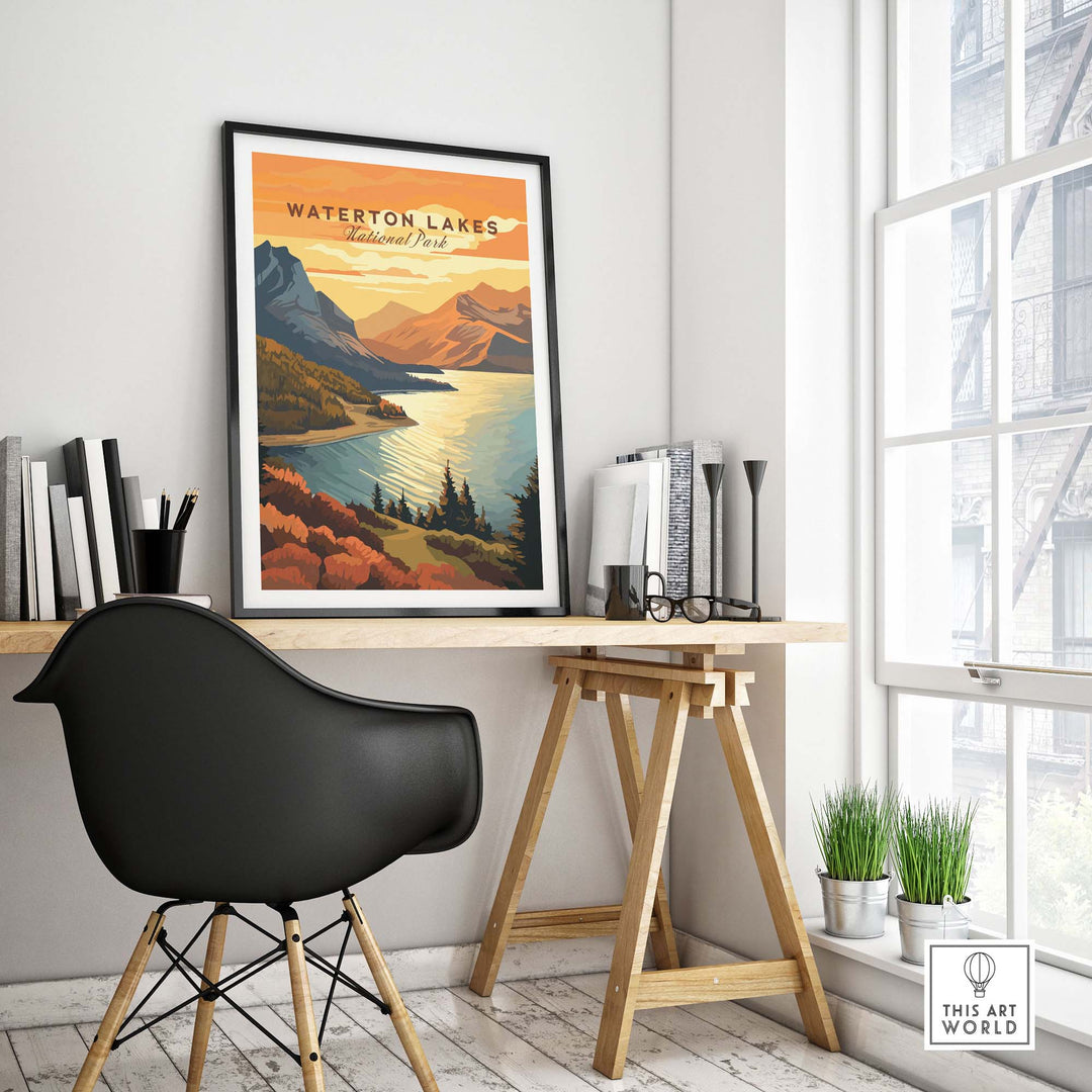 Waterton Lakes National Park Art Print