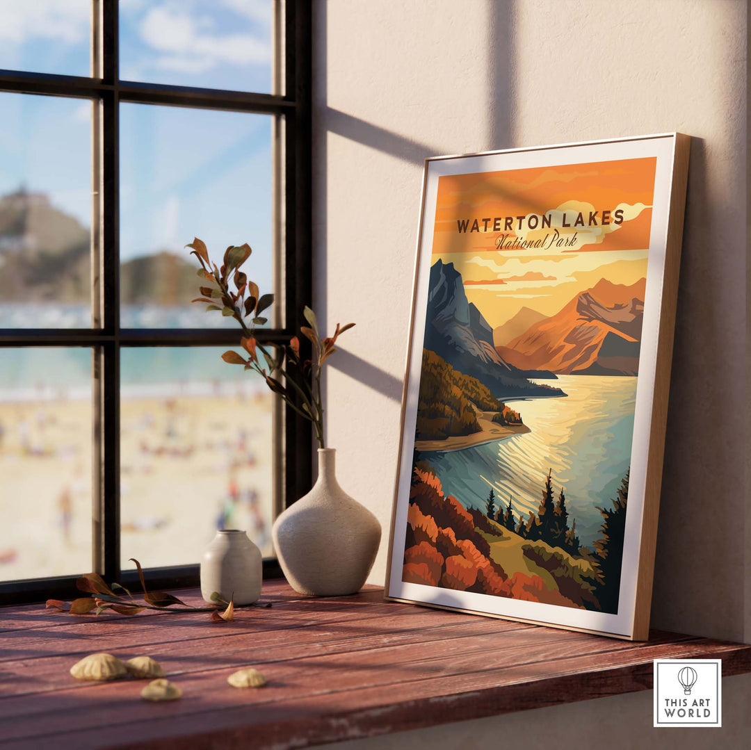 Waterton Lakes National Park Art Print