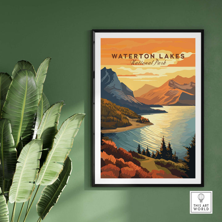 Waterton Lakes National Park Art Print