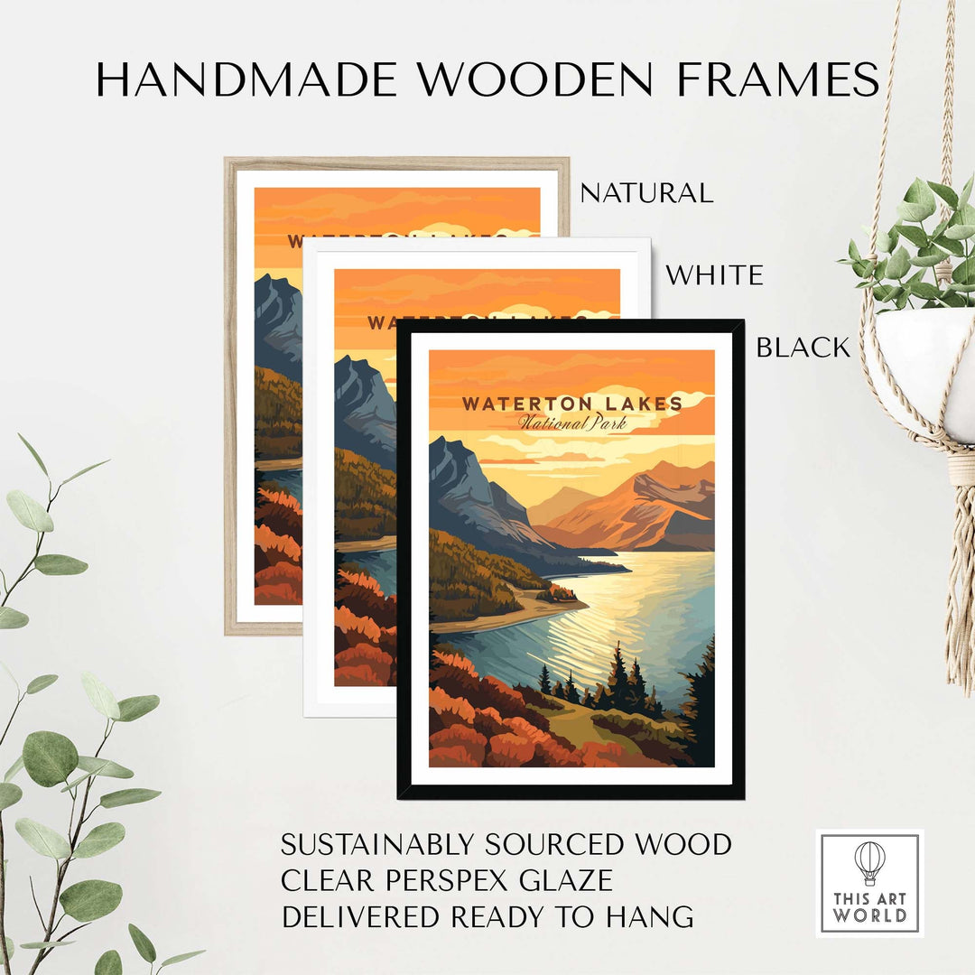 Waterton Lakes National Park Art Print