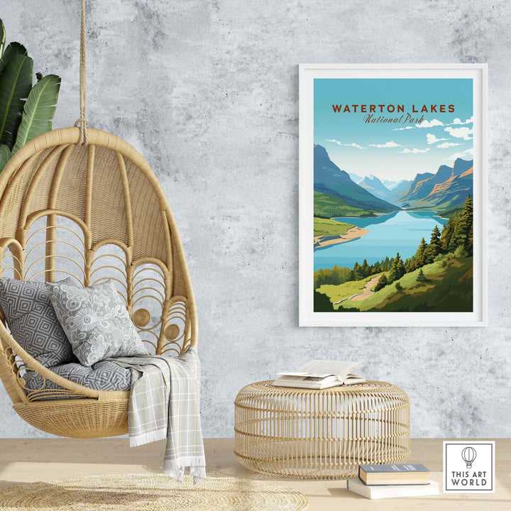 Waterton Lakes National Park Poster