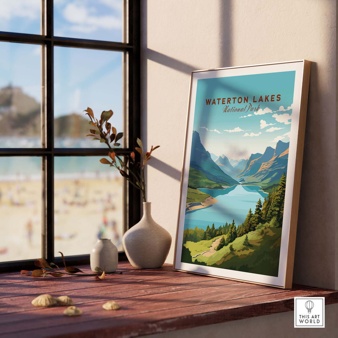 Waterton Lakes National Park Poster