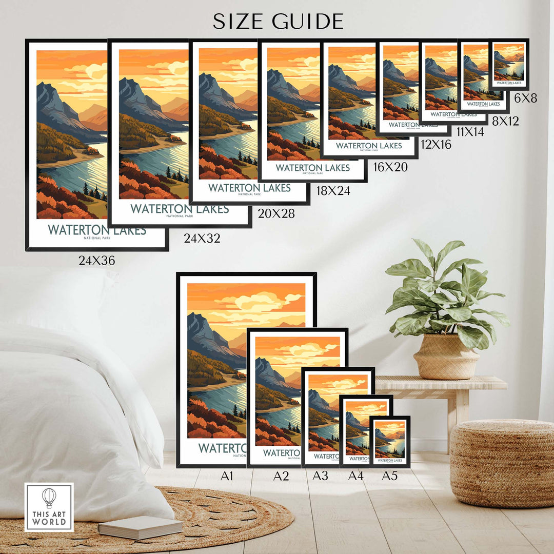 Waterton Lakes National Park Wall Art