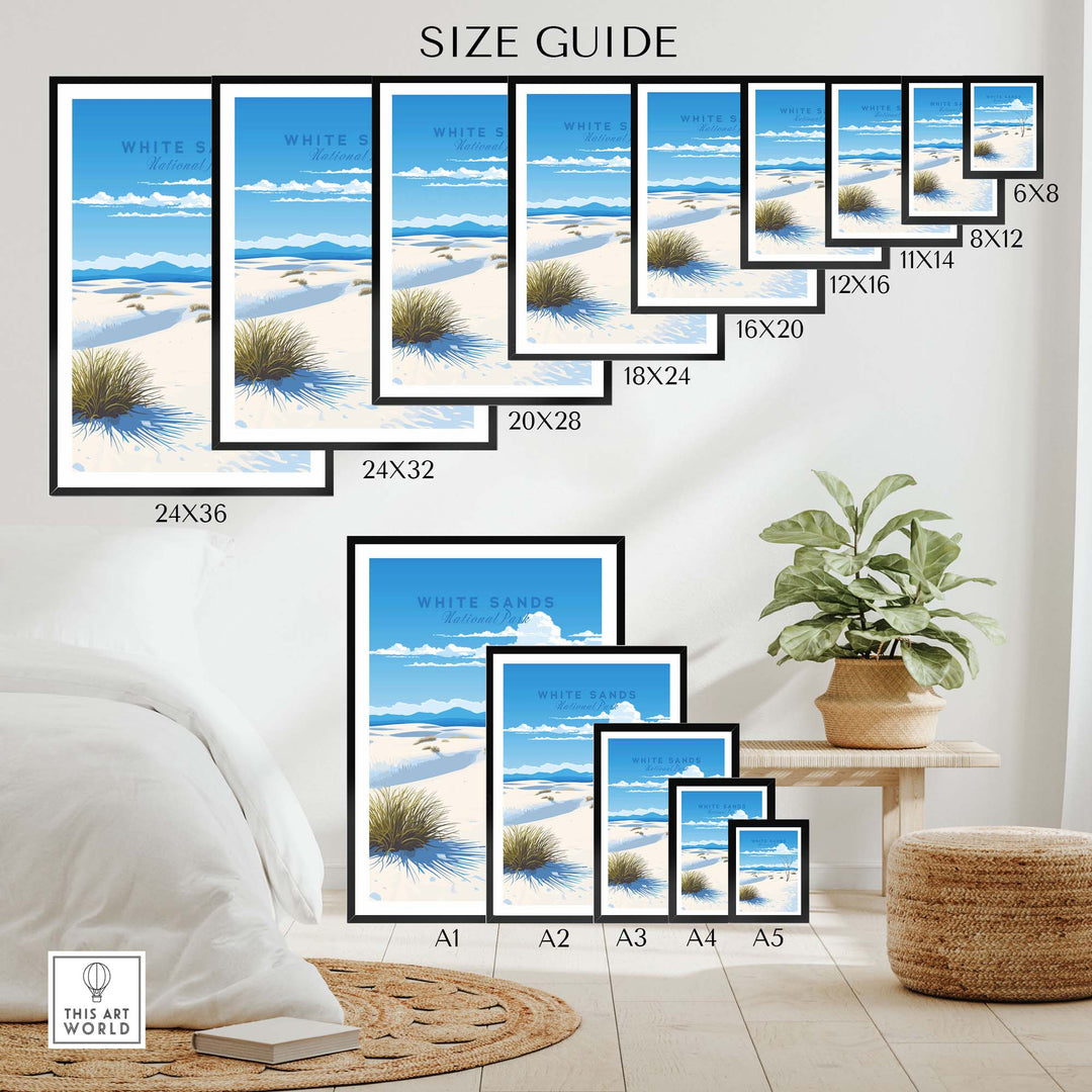 White Sands National Park Poster