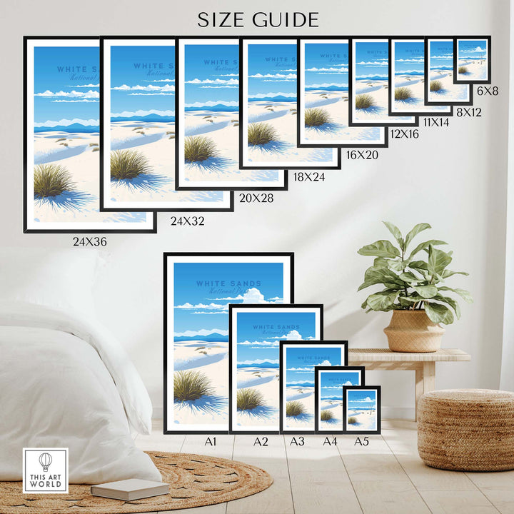 White Sands National Park Poster