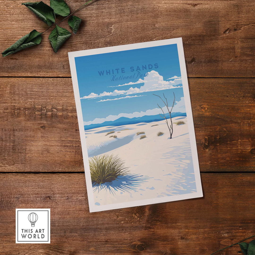 White Sands National Park Poster