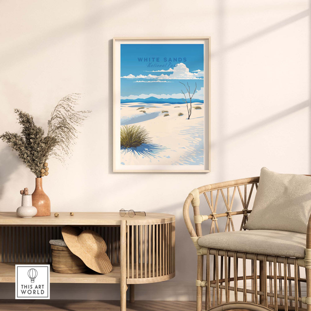 White Sands National Park Poster