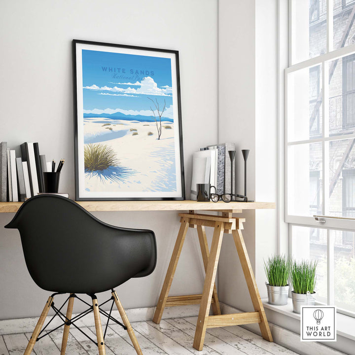 White Sands National Park Poster