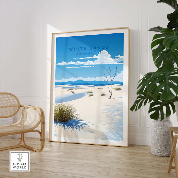 White Sands National Park Poster