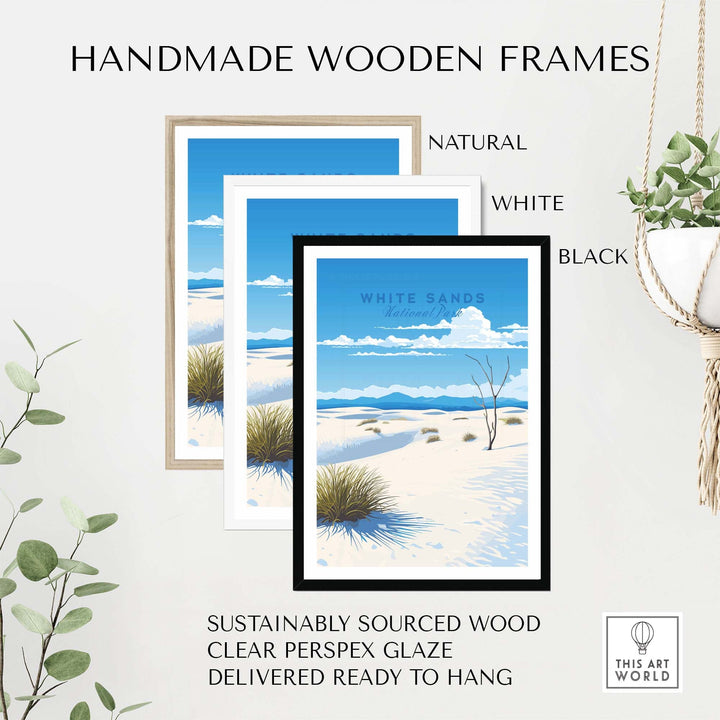 White Sands National Park Poster