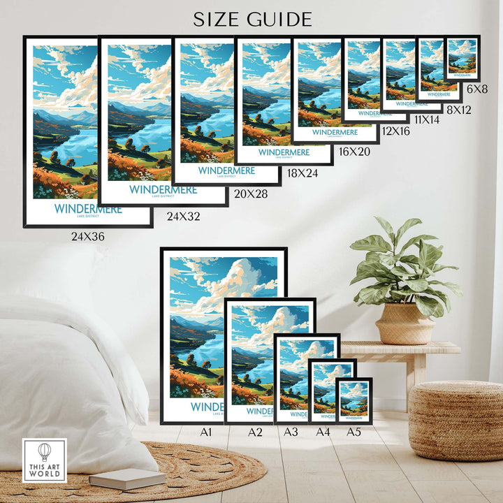 Windermere Lake District Poster