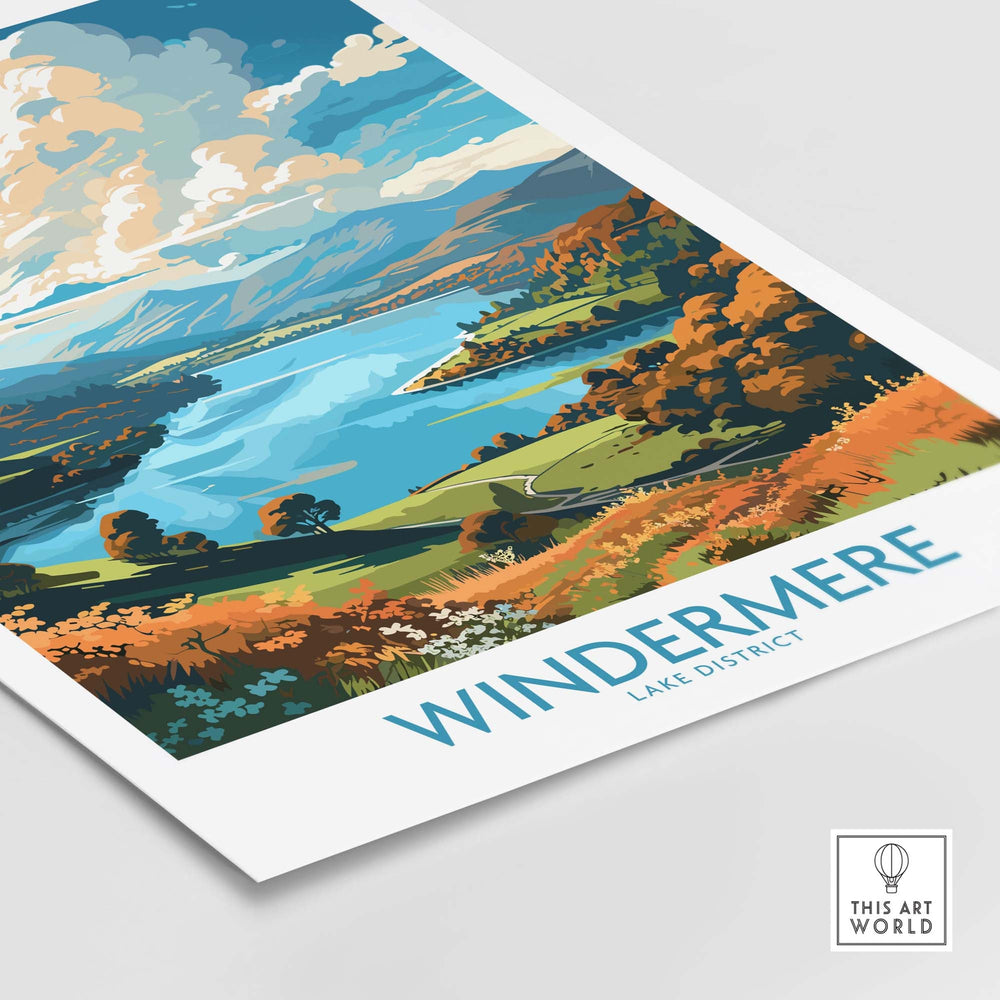 Windermere Lake District Poster