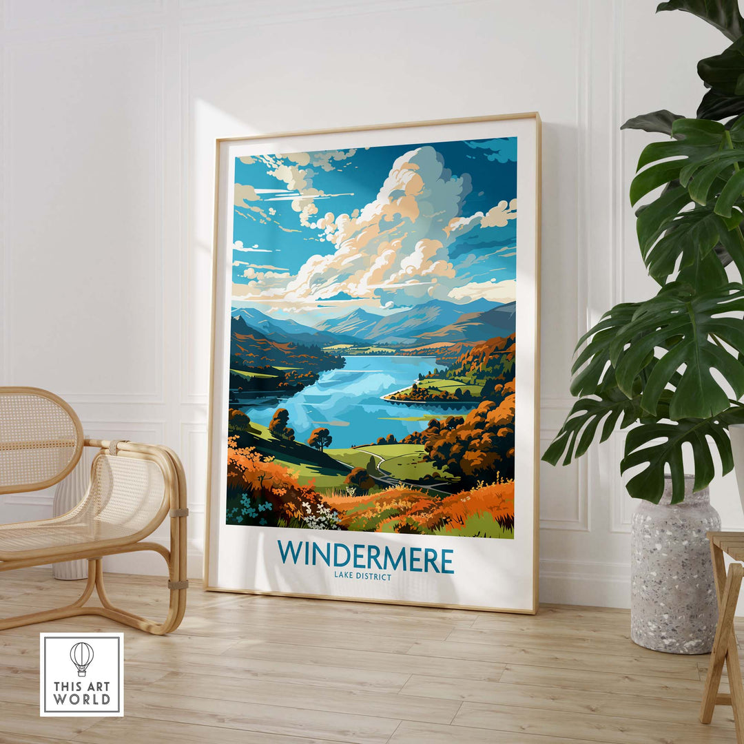 Windermere Lake District Poster