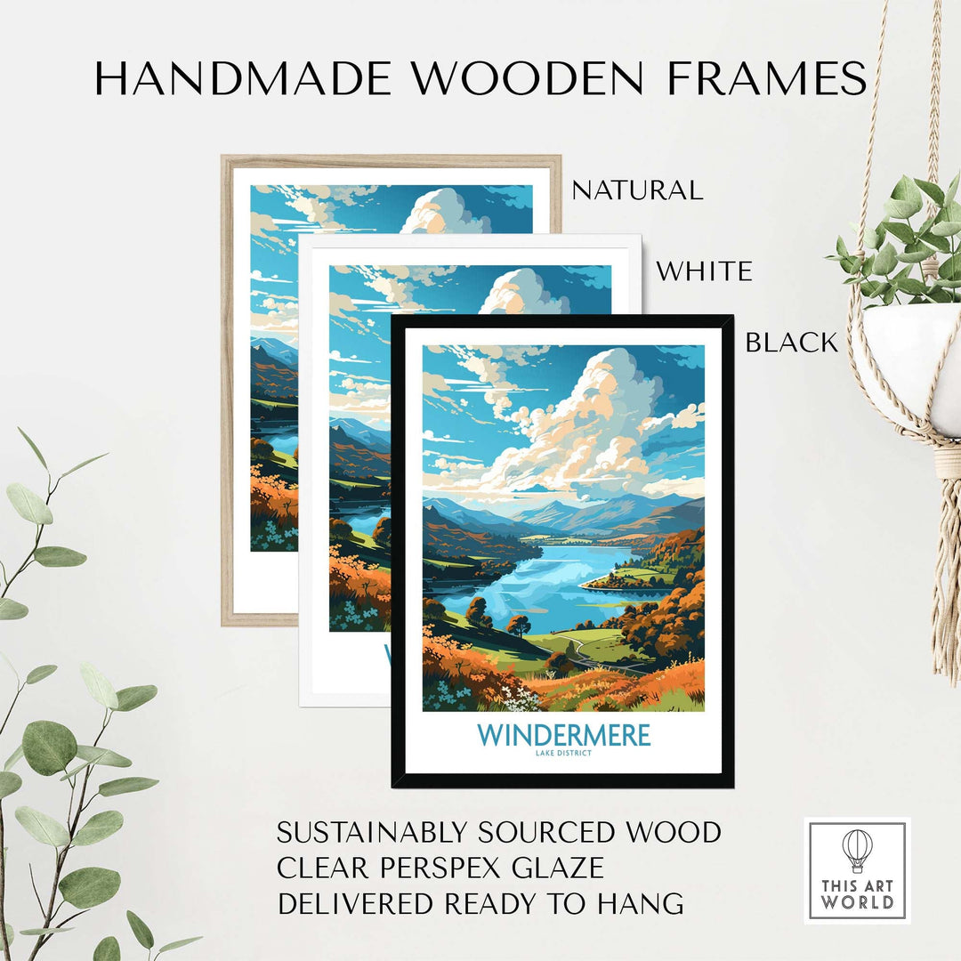 Windermere Lake District Poster