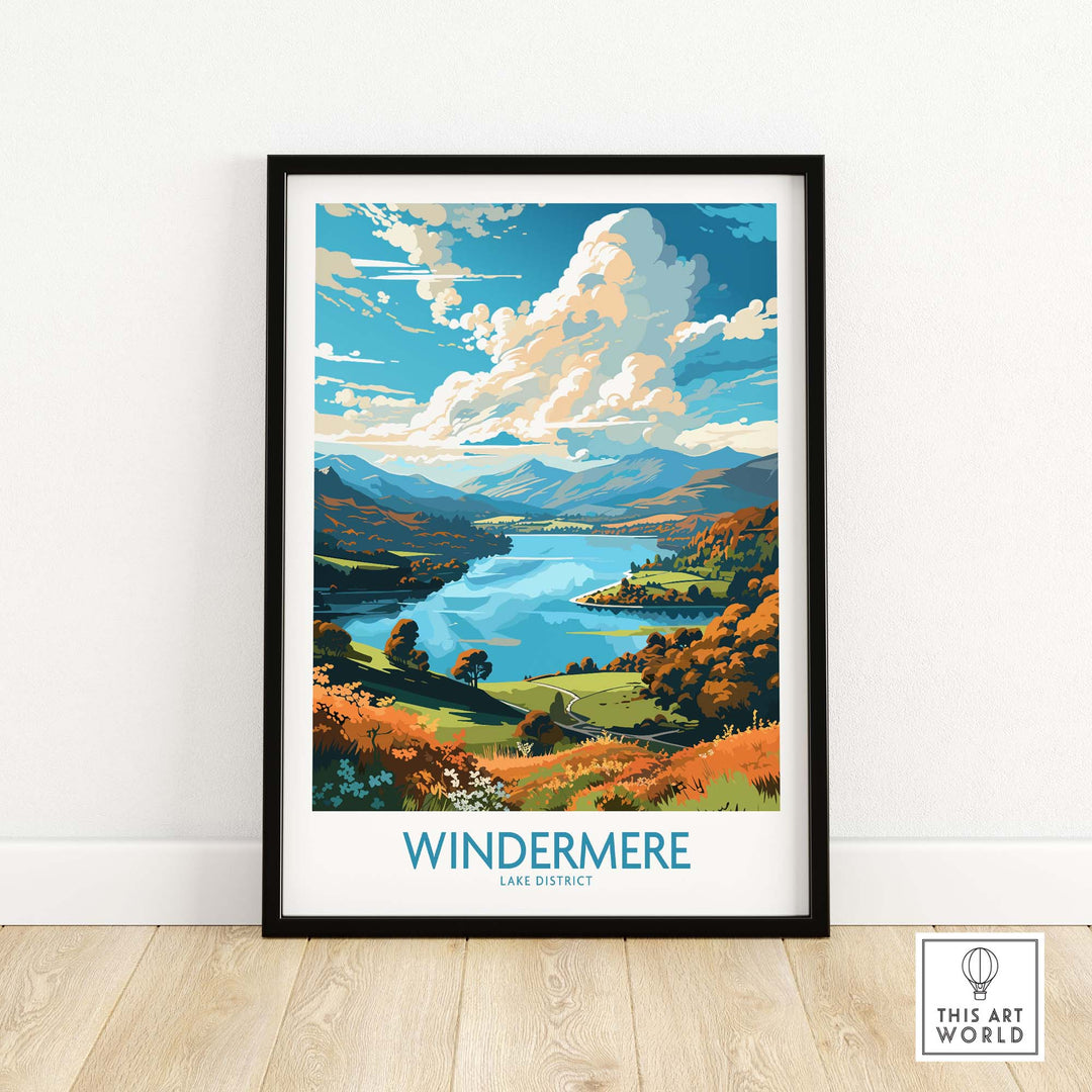 Windermere Lake District Poster
