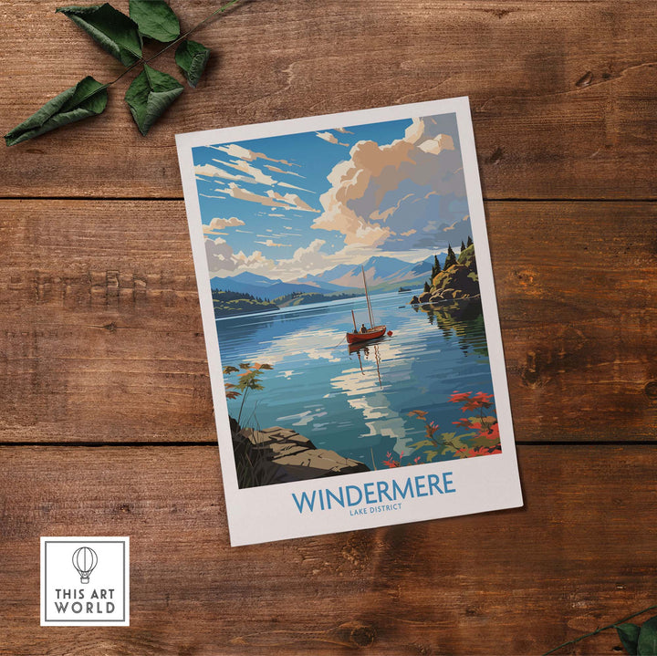Windermere Travel Poster