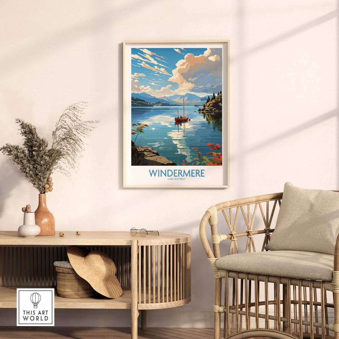 Windermere Travel Poster