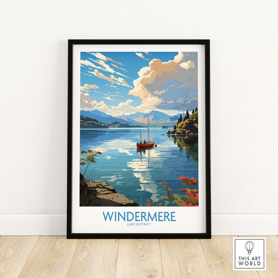 Windermere Travel Poster