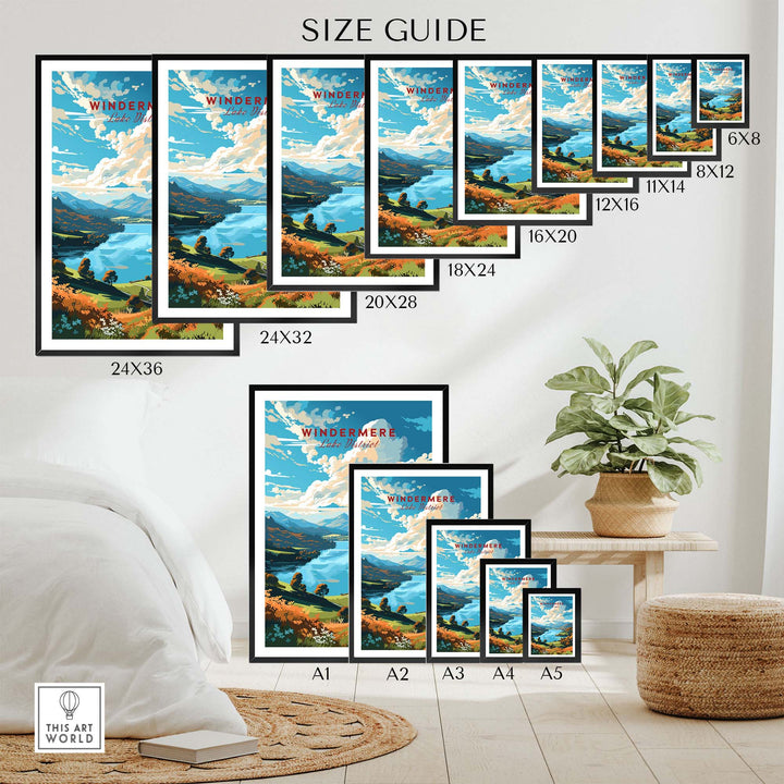 Windermere Travel Print