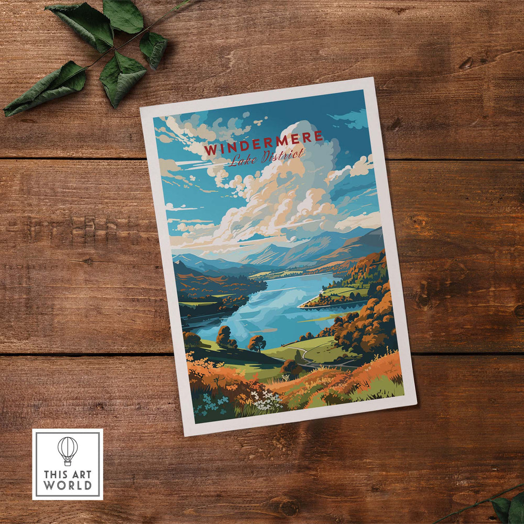 Windermere Travel Print