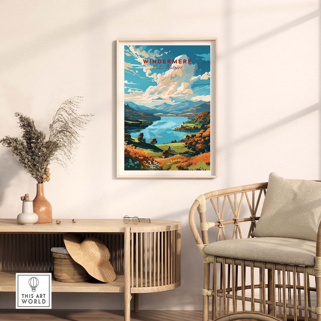 Windermere Travel Print