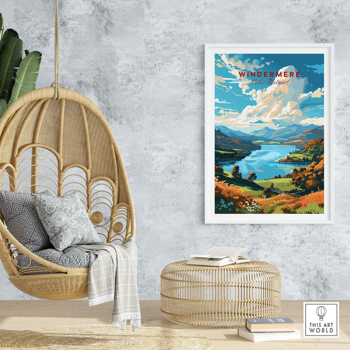 Windermere Travel Print