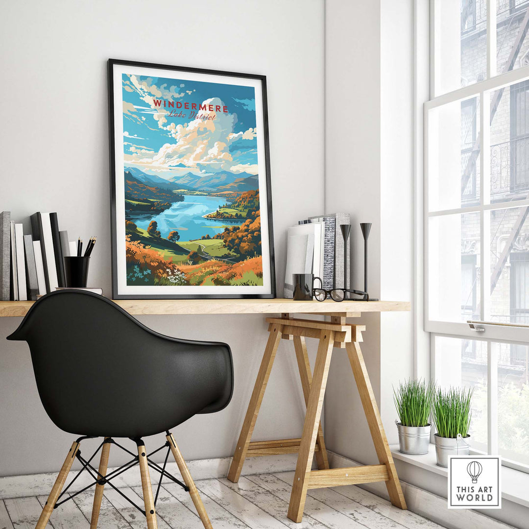 Windermere Travel Print