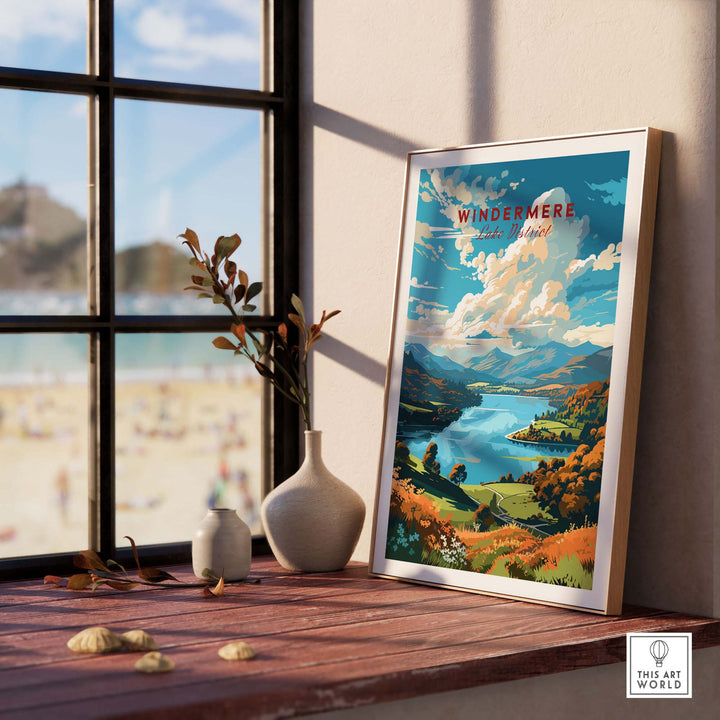 Windermere Travel Print